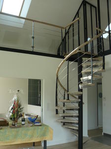 Escalier - construction maison - Morbihan - arzon
